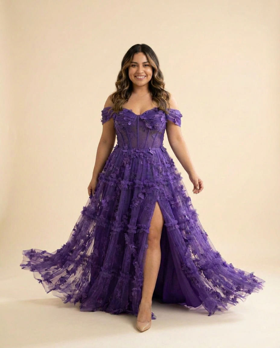 MIRAGE - Robe Fleurie Lavande