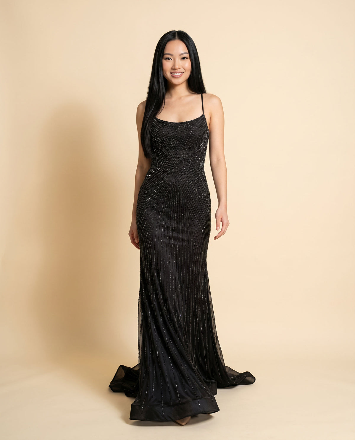 Robe Ajustée Corset Noire