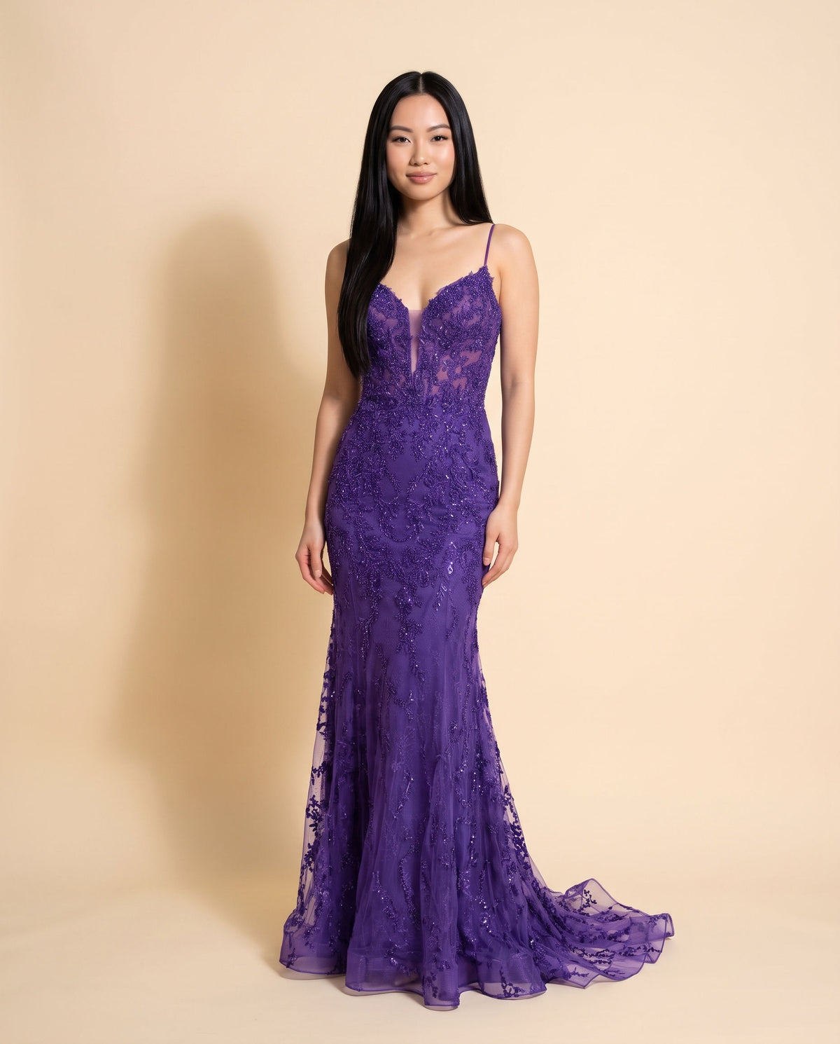 Robe Sirène Purple