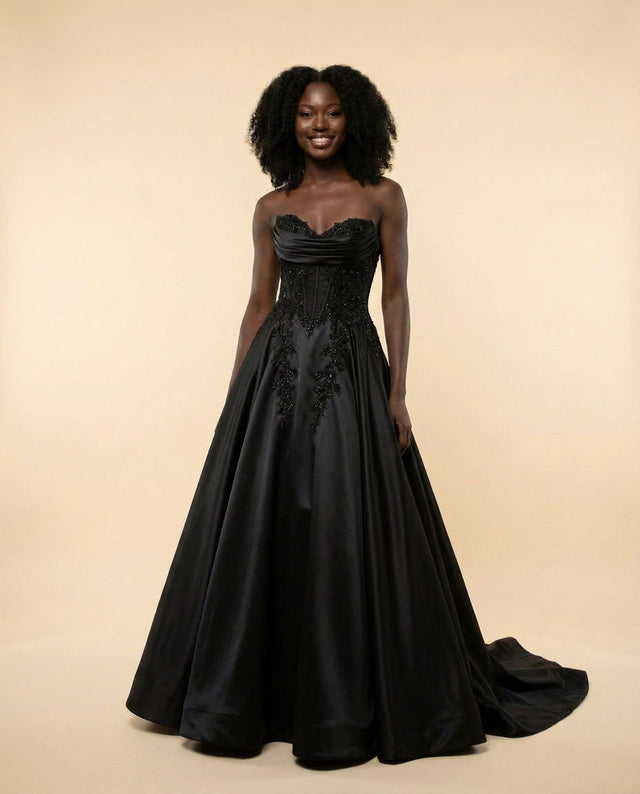 Robe Corset Princesse Noire