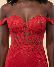 Robe Dentelle Rouge
