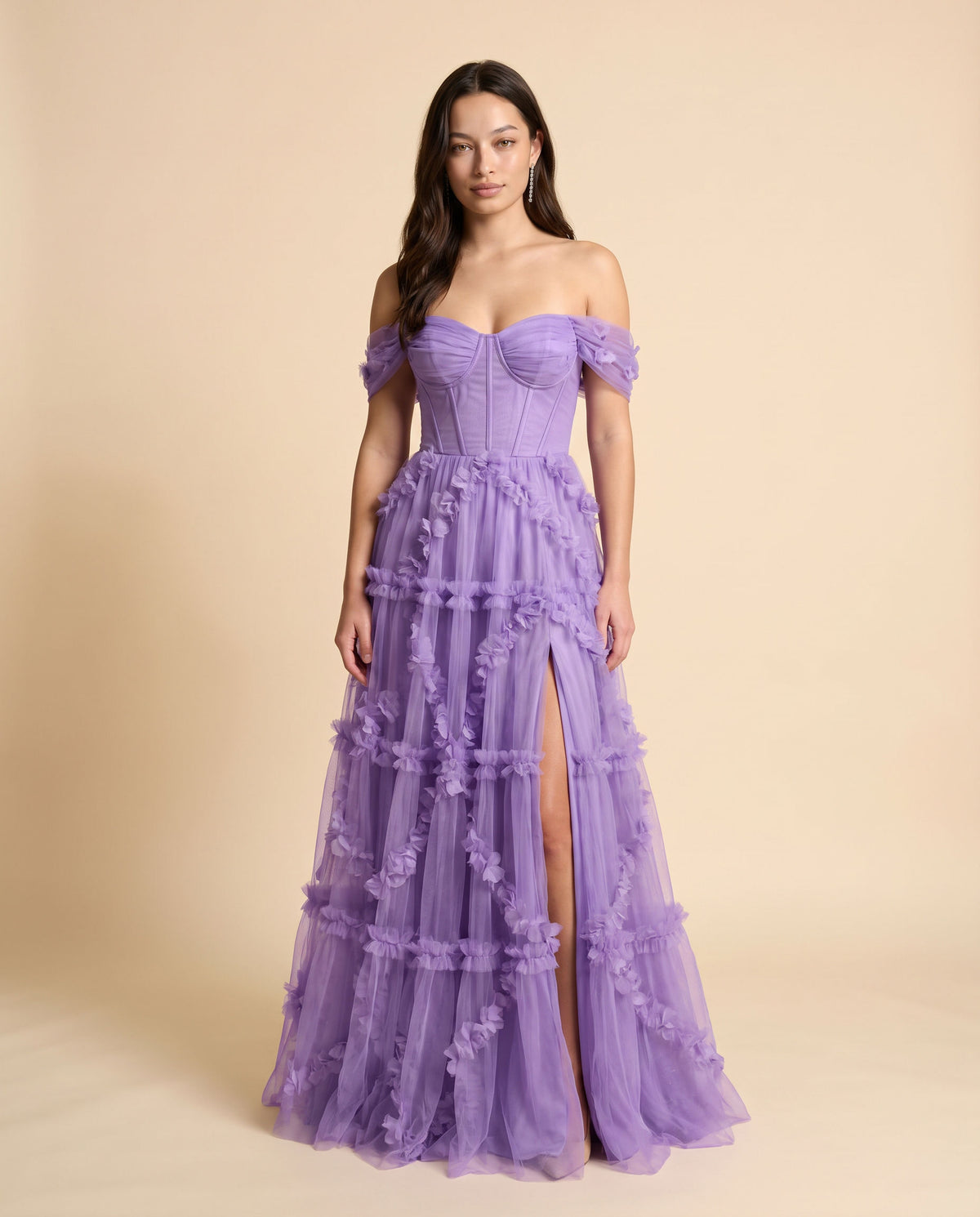 Robe Fleurie Lavande