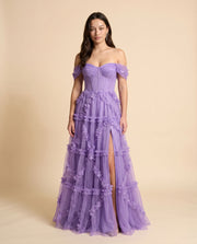 Robe Fleurie Lavande