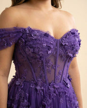 MIRAGE - Robe Fleurie Lavande