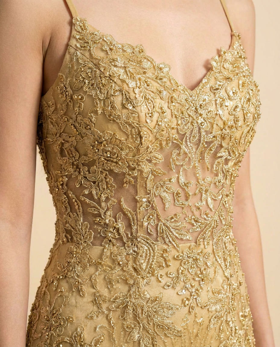 Mermaid Gown Gold