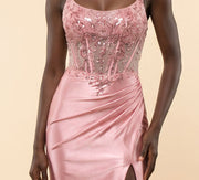 Robe Corset Rose Pâle