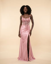 Robe Corset Rose Pâle