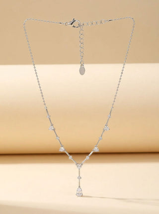 Collier Cristaux Argent