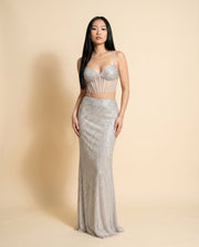 Robe Corset 2 Pieces Marine