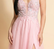 Robe Fluide Rose Pâle