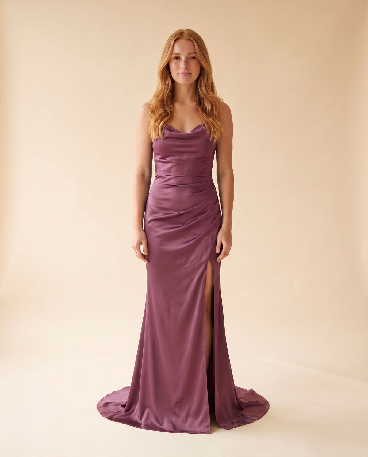 Robe ajustée Mauve