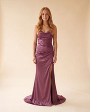 Robe ajustée Mauve