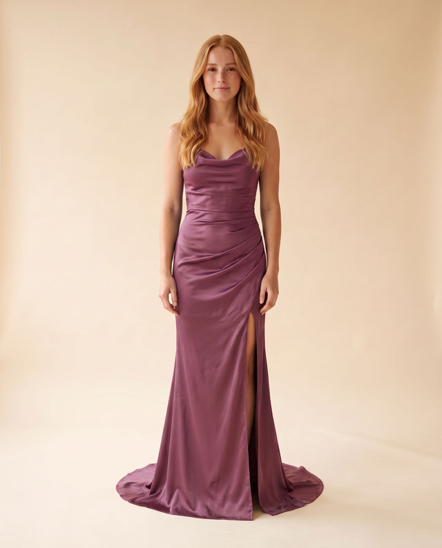 Robe ajustée Mauve
