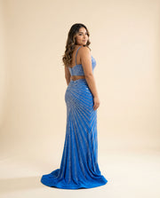 Robe 2Pieces Brillante Noire