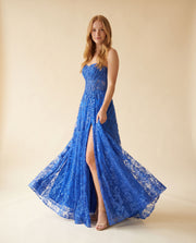 Robe Corset Avec Fente Royal