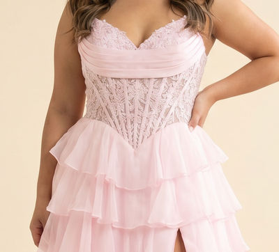 Robe Bustier Dos Lacé Royal
