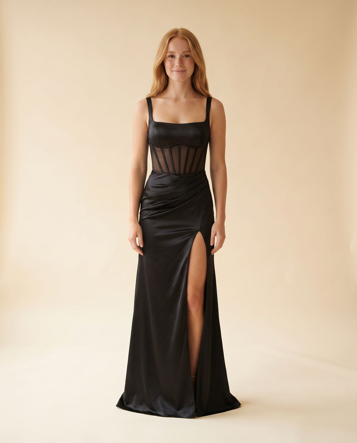 Robe Corset Ajusté Noire