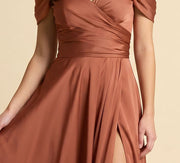 Robe En Satin Sienna