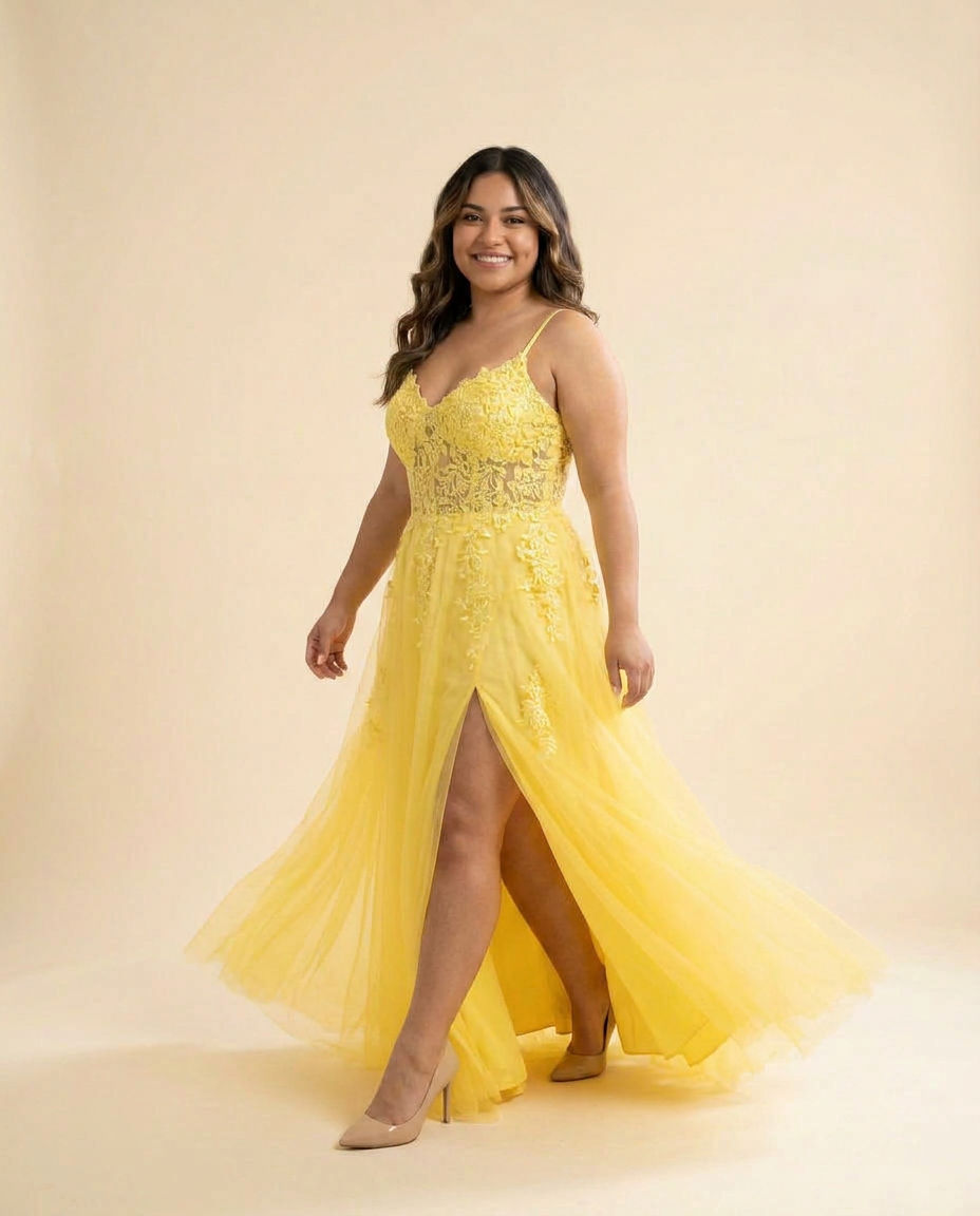 Sweetheart Gown Yellow