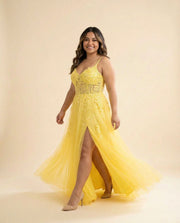 Sweetheart Gown Yellow