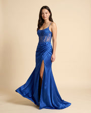 Robe Corset Rouge Profond