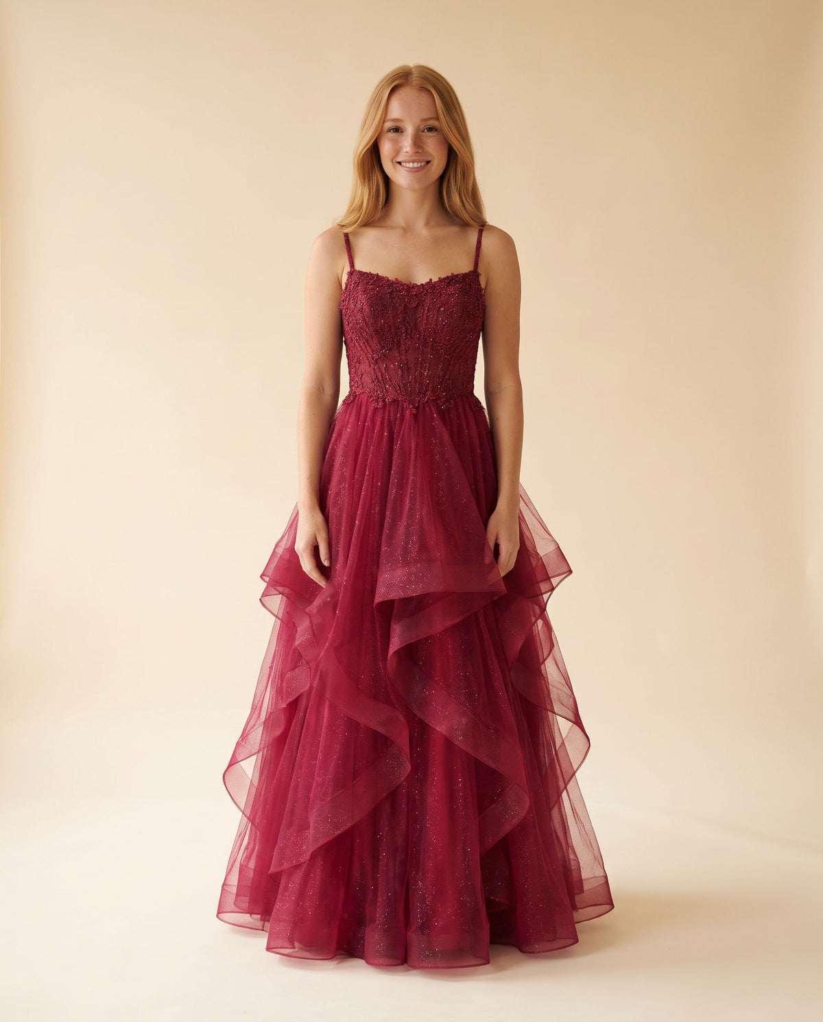 Robe À Volants Bourgogne
