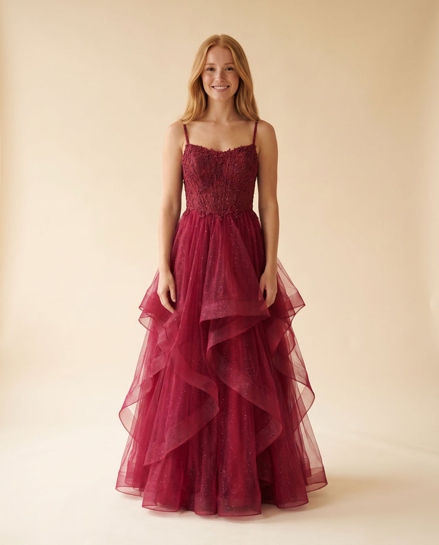 Robe À Volants Bourgogne