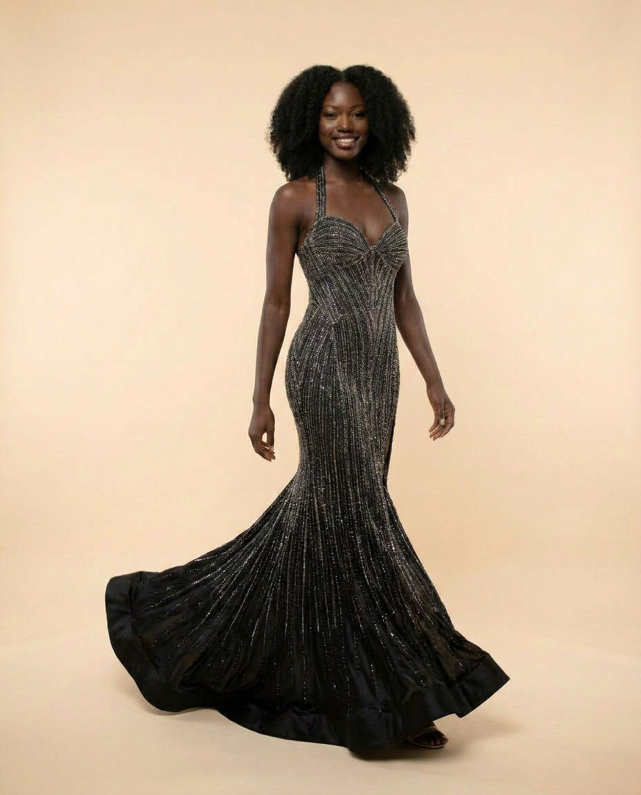 Robe Sirène Noire
