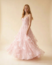 Lace Gown Pink