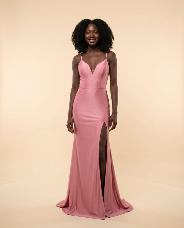 Robe Ajustée Rose Flamboyant