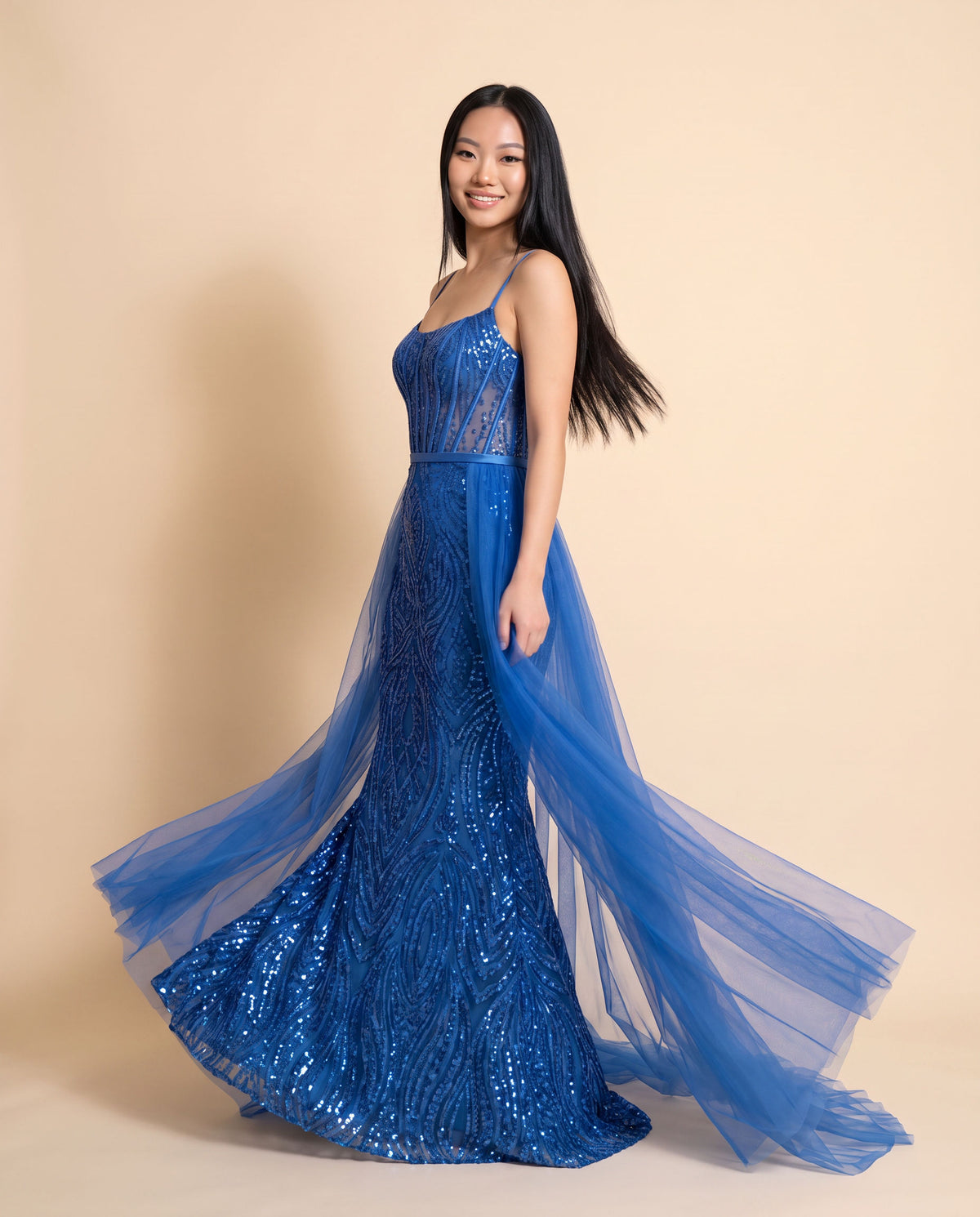 Robe Bleu Givré
