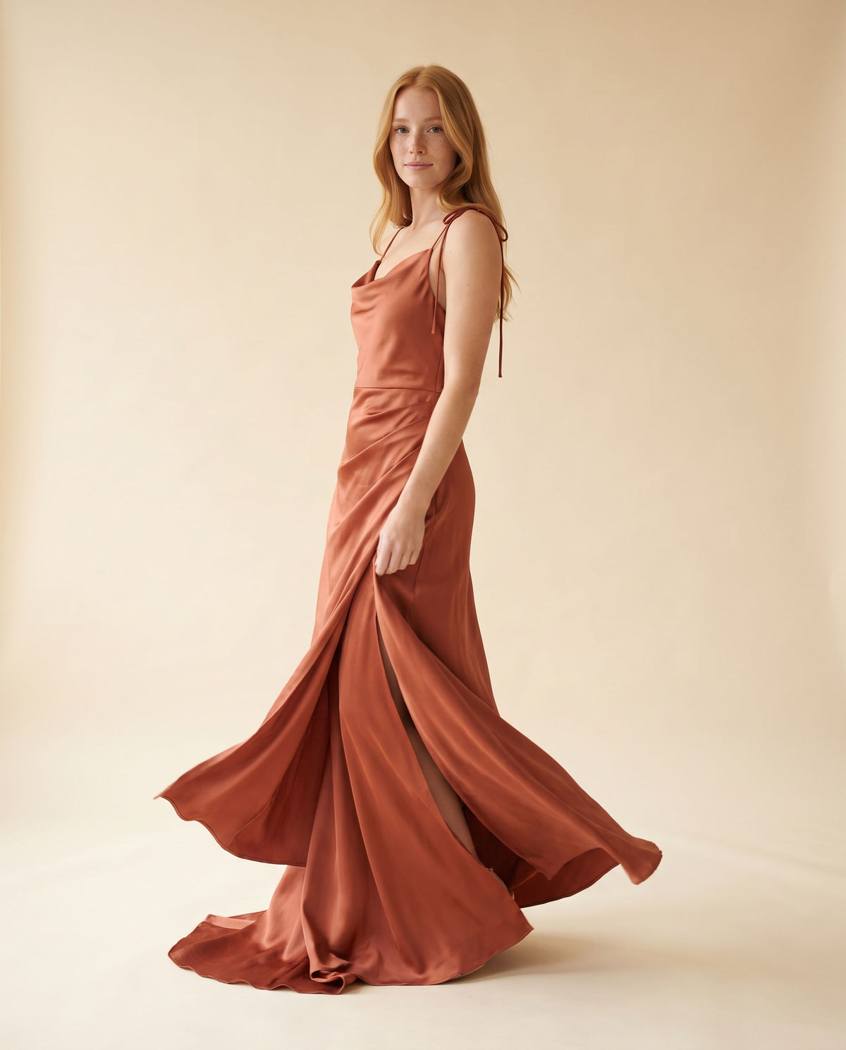 Robe Satinée Sienna