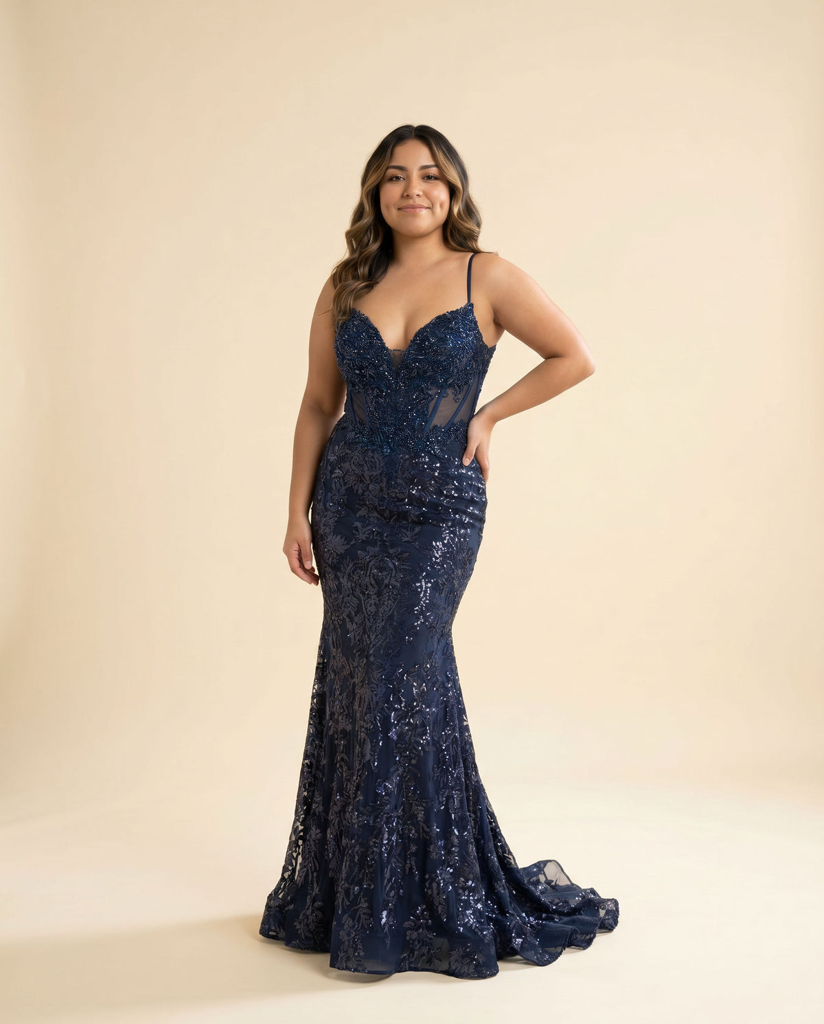 Robe Bleu Marin