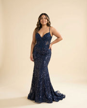 Robe Bleu Marin