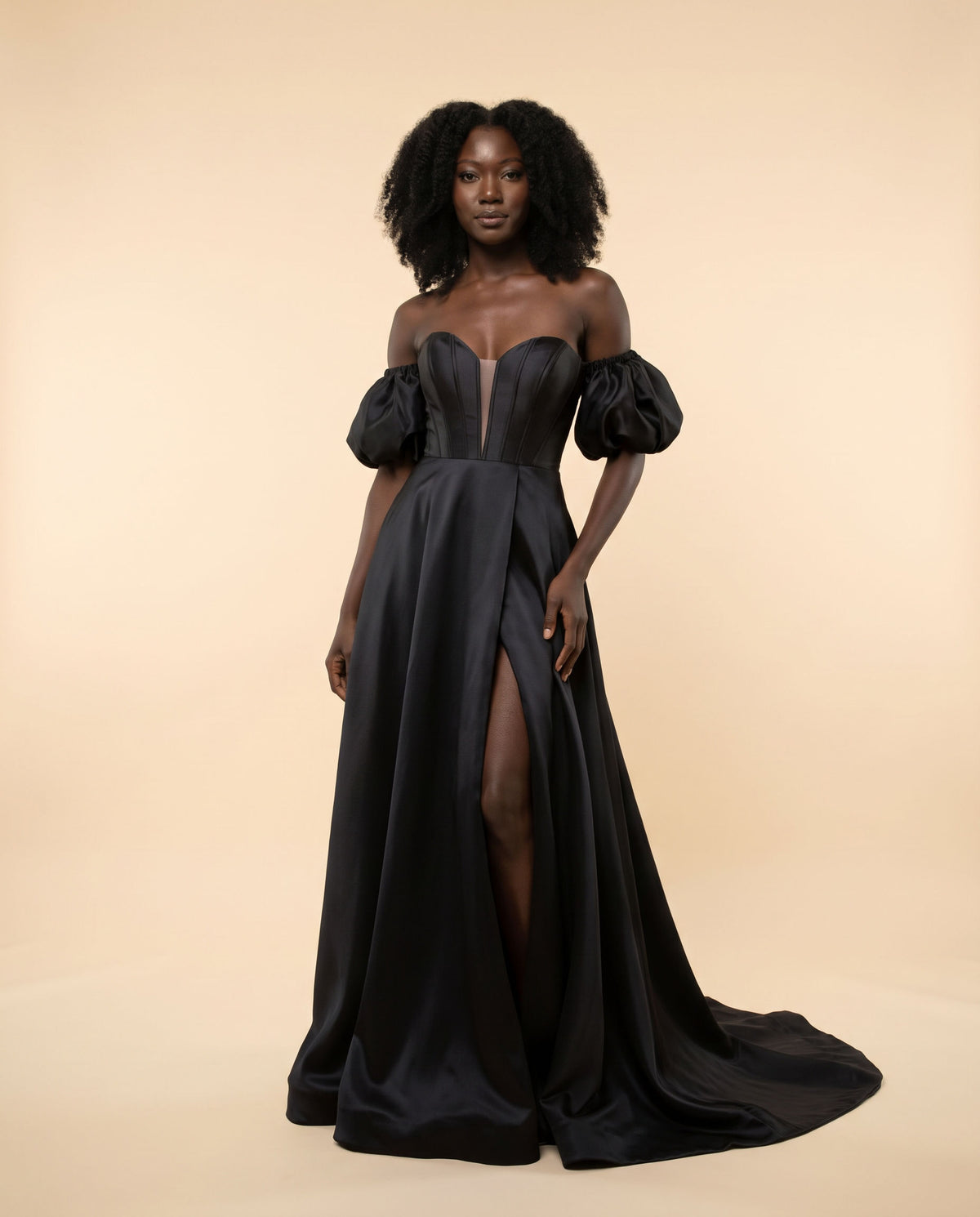 Robe Avec Fente Royal