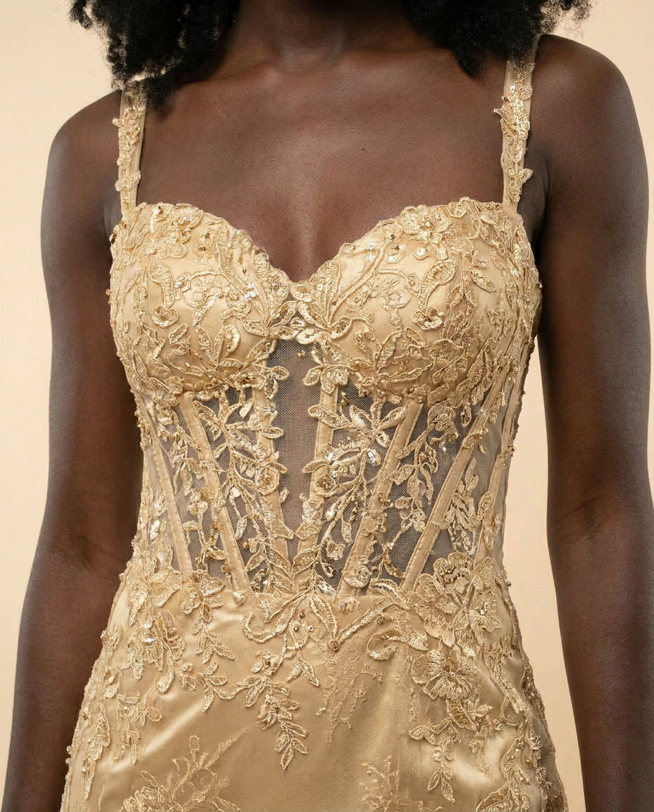 Robe Champagne Gold
