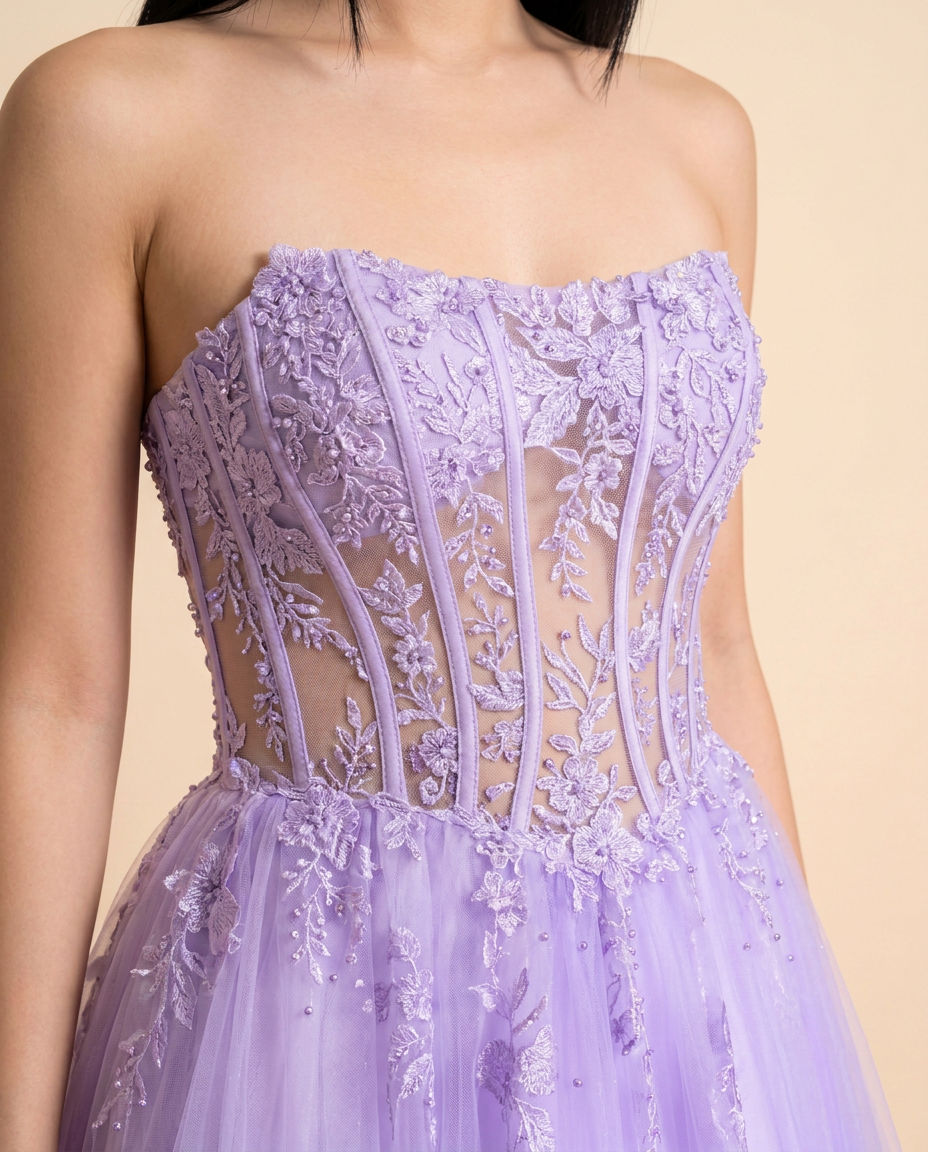 Robe Corset Lilas