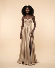 Robe Corset Champagne