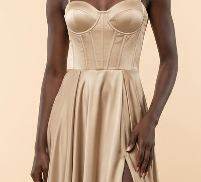 Robe Corset Champagne