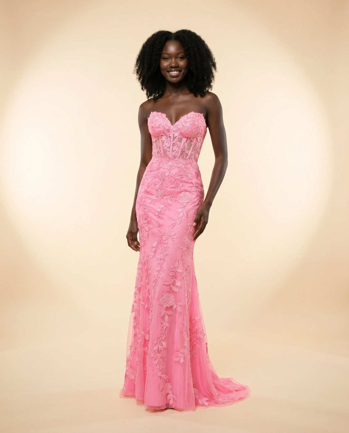 Robe Corset En Dentelle Aqua