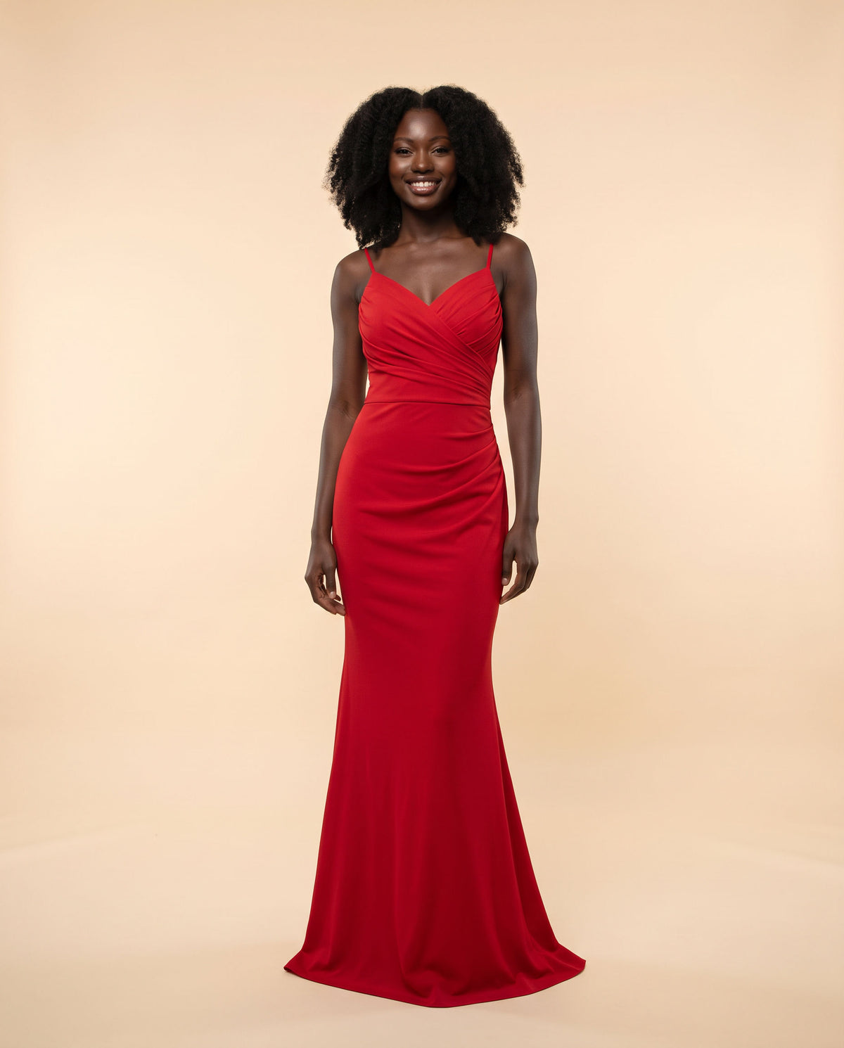 Robe Ajusté Rouge