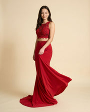 Robe Asymetrique Rouge