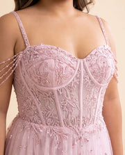 Robe Corset Rose