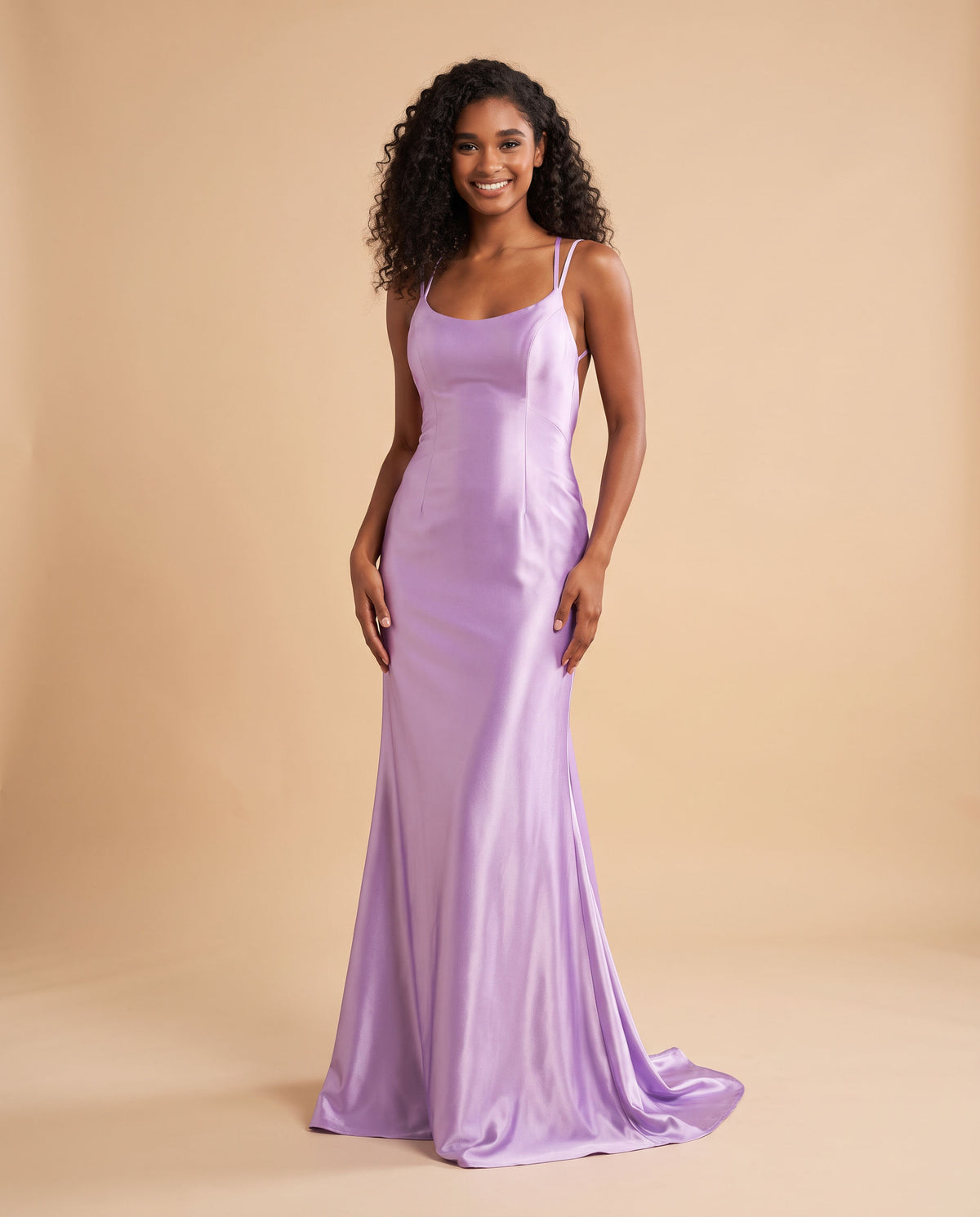 Robe Effet Corset Lilas