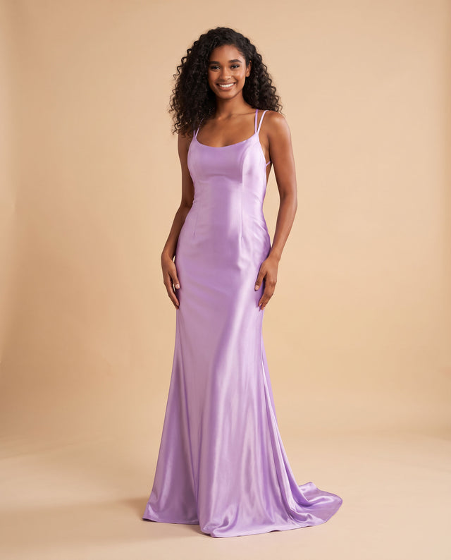 Robe Effet Corset Lilas