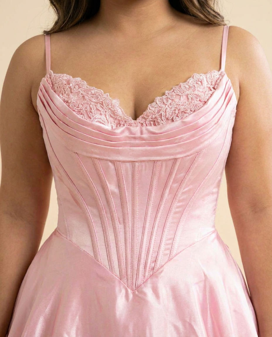 Bustier Gown Pink