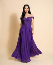 Robe fluide Mauve