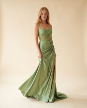 Robe Corset Olive