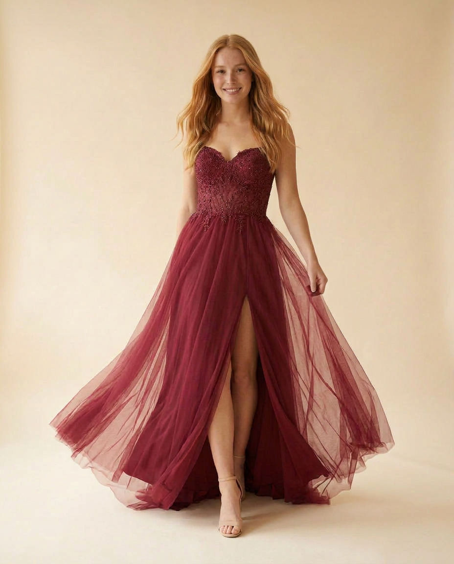 Robe Décolleté Bourgogne