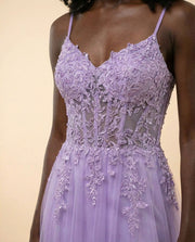 Robe Évasée Lilas